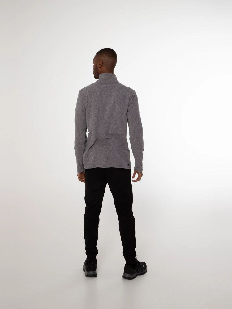 Protest Skipully Grijs heren (PERFECTIM 1/4 ZIP TOP - 3792400.592) - GL Sport (Sluis)