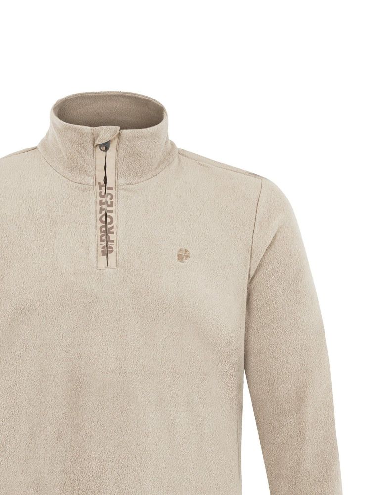 Protest Skipully Beige heren (PERFECTO 1/4 ZIP TOP - 12709001.567) - GL Sport (Sluis)