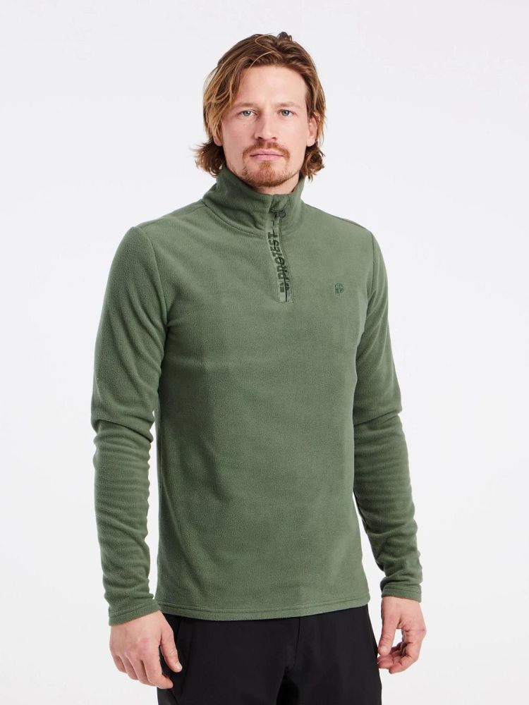 Protest Skipully Groen heren (PERFECTO 1/4 ZIP TOP - 3792800.855) - GL Sport (Sluis)