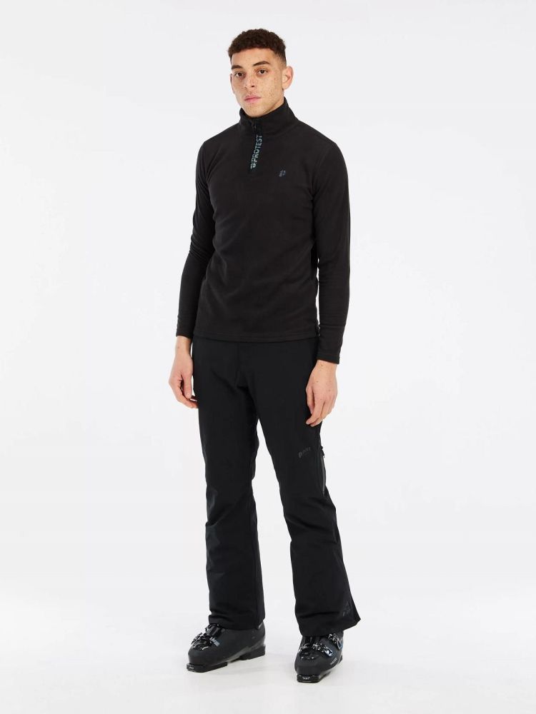 Protest Skipully Zwart heren (PERFECTO 1/4 ZIP TOP - 3792800.290) - GL Sport (Sluis)