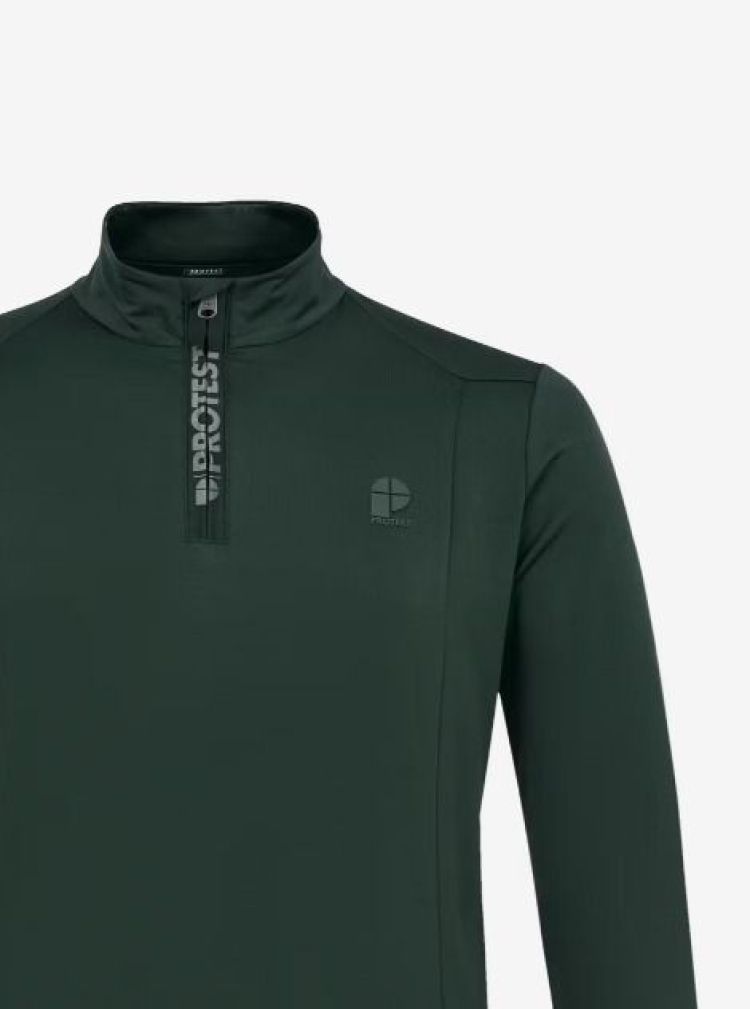 Protest Skipully Groen heren (REWILL 1/4 ZIP TOP - 3793100.516) - GL Sport (Sluis)