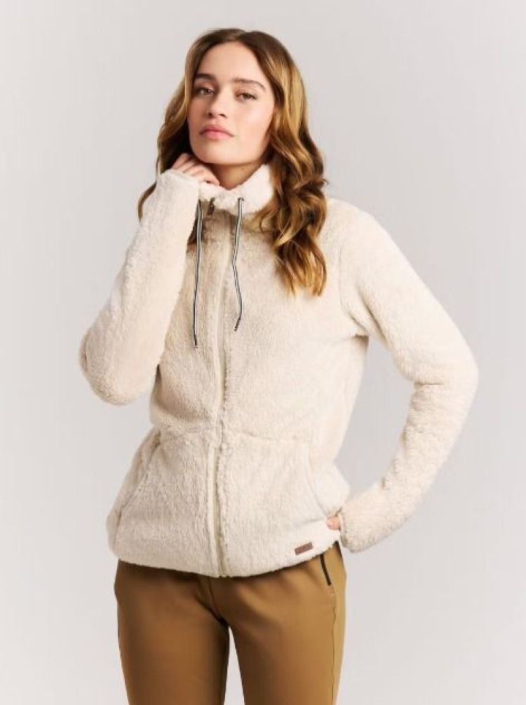 Protest Vest Off-white dames (RIRI FULL ZIP TOP - 3693300.106) - GL Sport (Sluis)