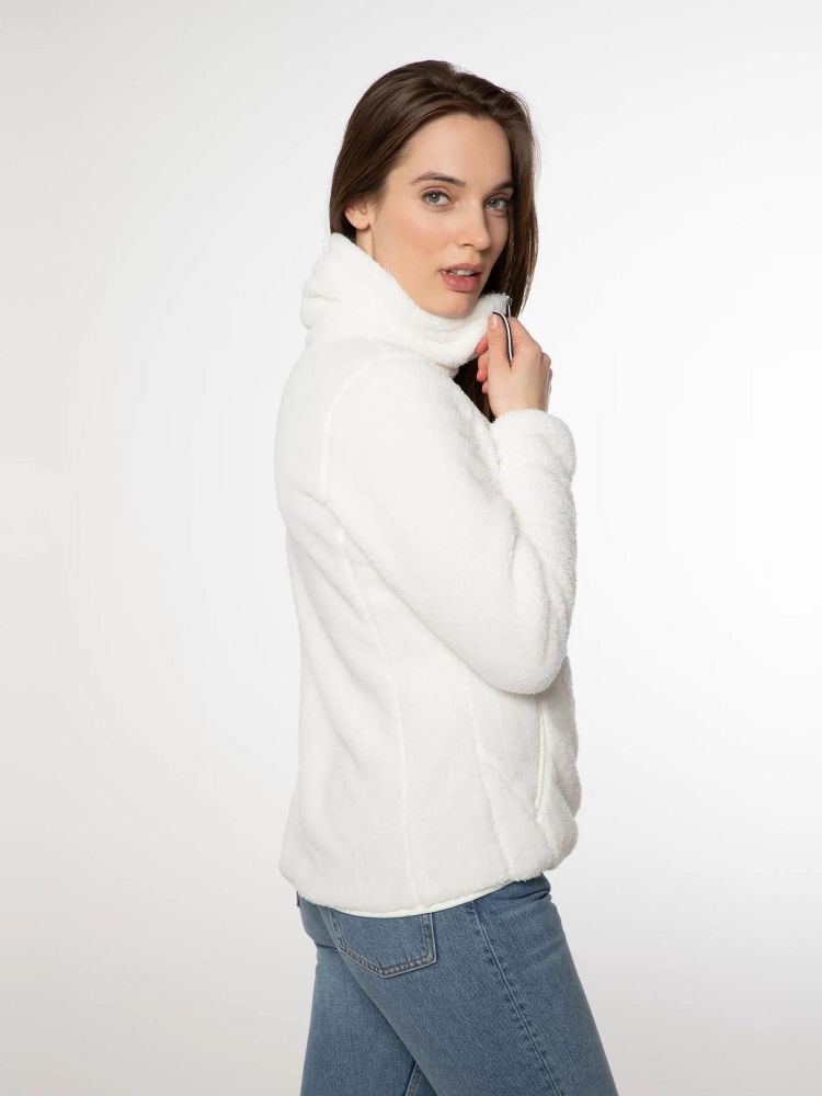 Protest Vest Off-white dames (RIRI FULL ZIP TOP - 3693300.401) - GL Sport (Sluis)