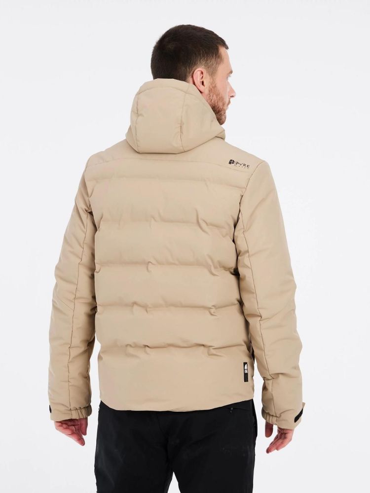 Protest Ski-jas Beige heren (SUPERIOR24 SNOWJACKET - 6711244.567) - GL Sport (Sluis)