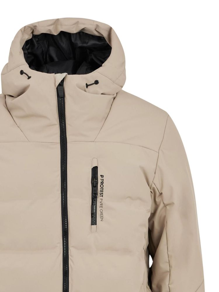 Protest Ski-jas Beige heren (SUPERIOR24 SNOWJACKET - 6711244.567) - GL Sport (Sluis)