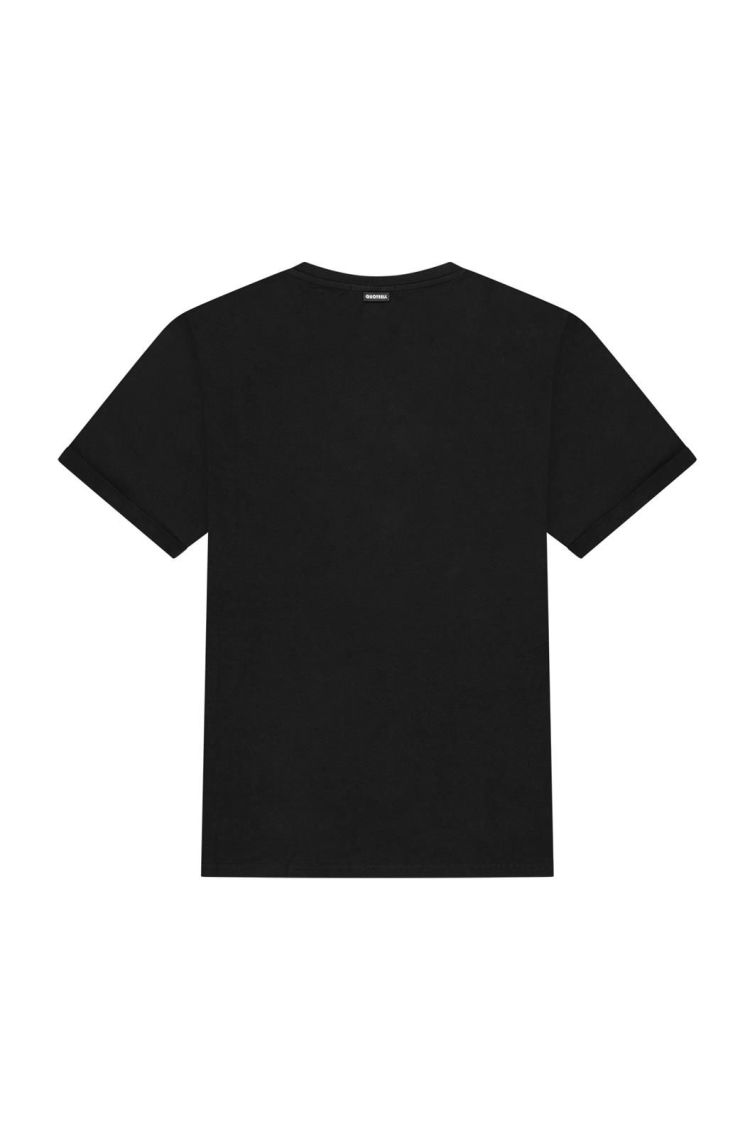Quotrell T-shirt Zwart/Wit heren (BASIC GARMENTS T-SHIRT - TH99545.BLK/WHT ) - GL Sport (Sluis)