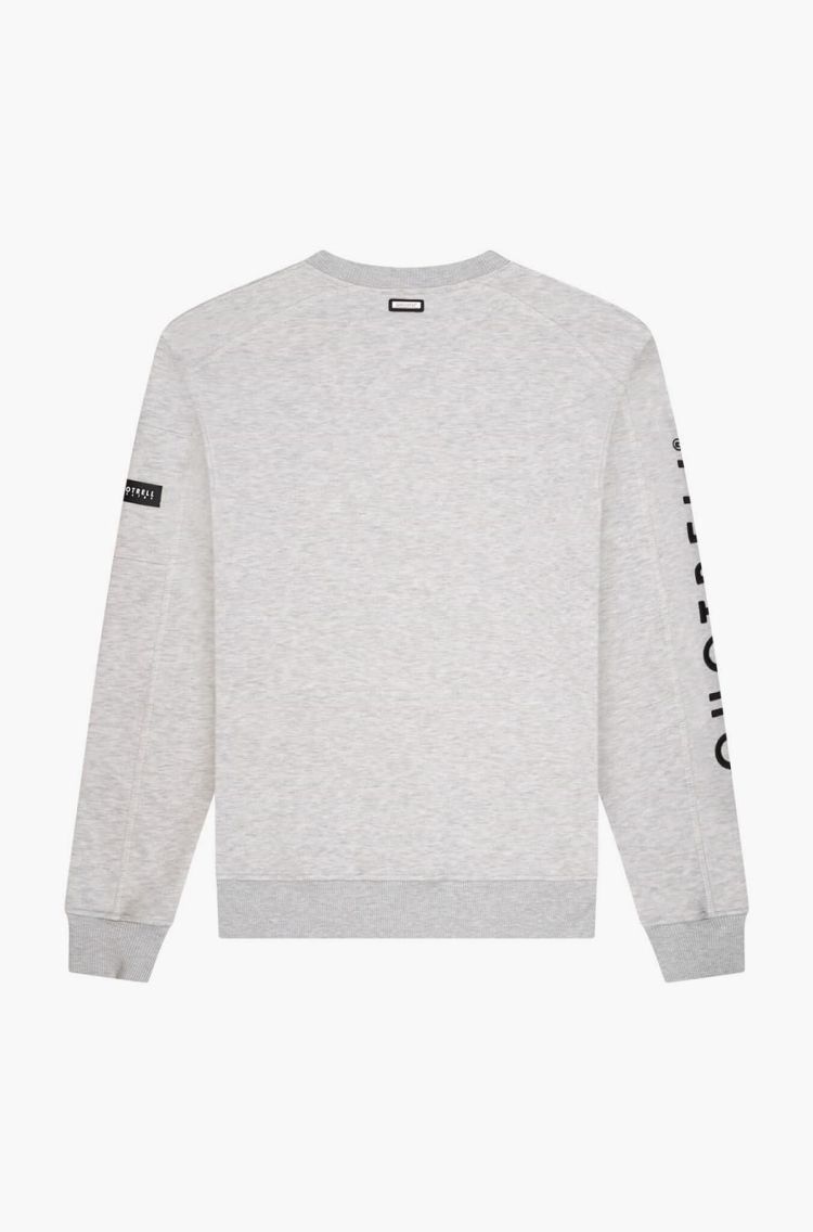 Quotrell Sweater Grijs heren (DEFENDER CREWNECK - SW53666.LGREYMEL) - GL Sport (Sluis)