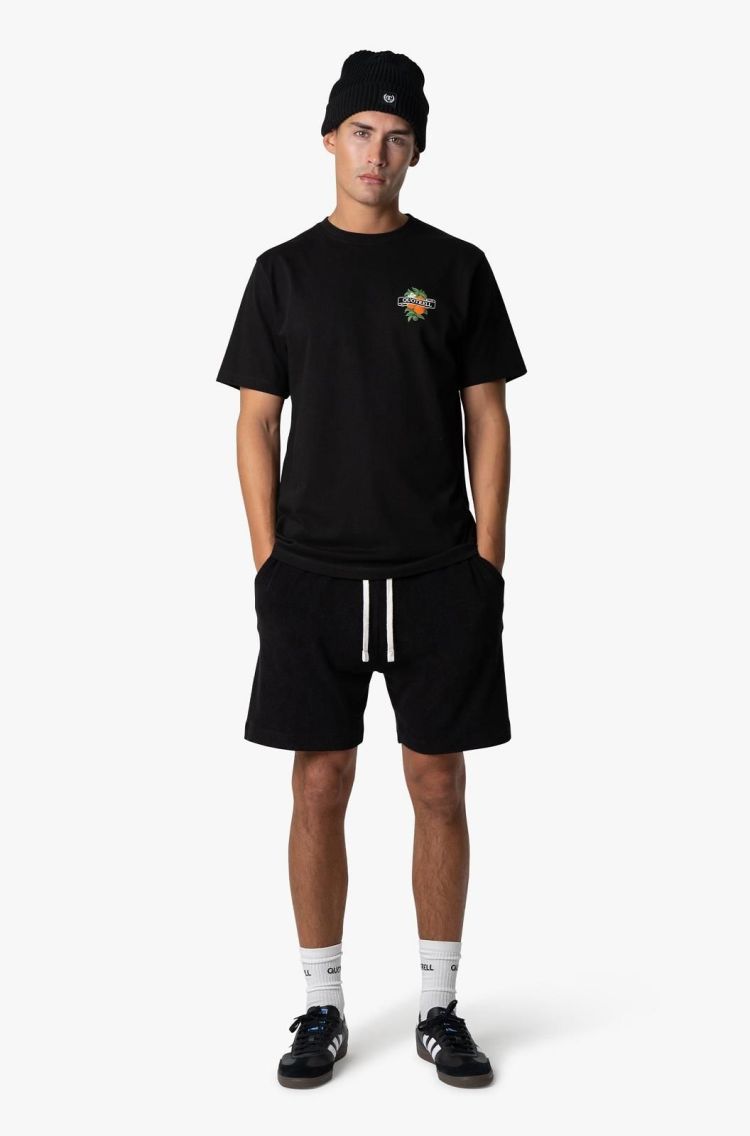 Quotrell T-shirt Zwart heren (MINEOLA T-SHIRT - TH99798.BLK/WHT) - GL Sport (Sluis)