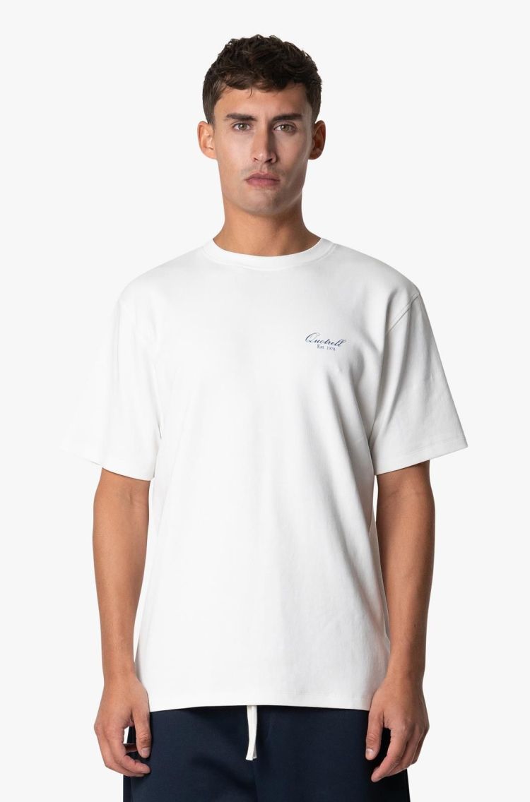 Quotrell T-shirt Wit heren (ROYAL T-SHIRT - TH99799.WHT/BLUE) - GL Sport (Sluis)