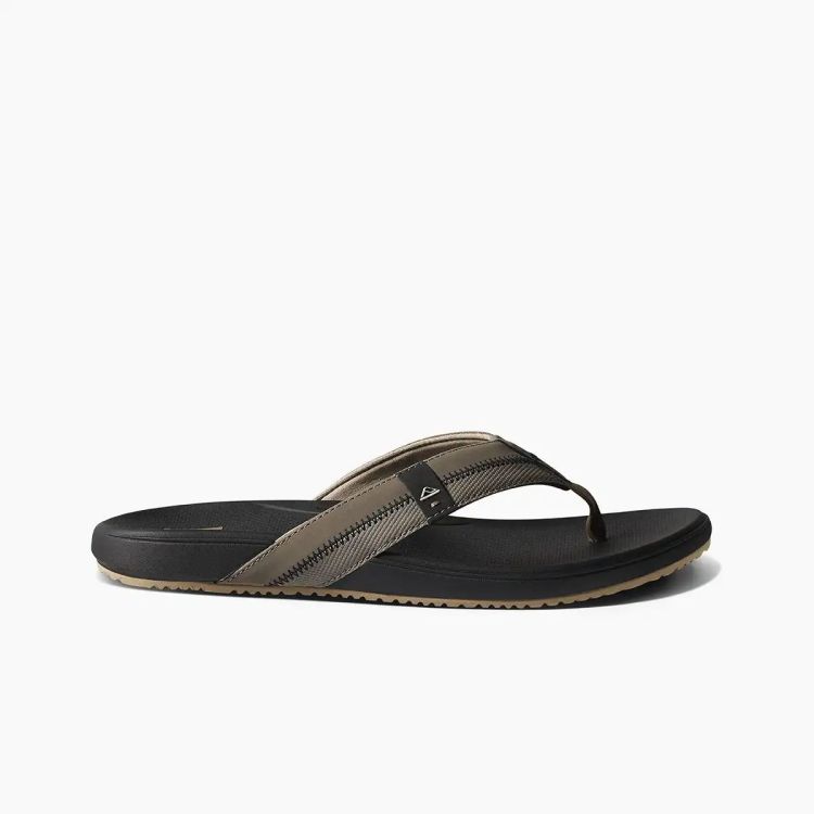 Reef Slippers Antraciet heren (CUSHION PHANTOM 2.0  - CJ5513-61.FOSSIL/RAVEN) - GL Sport (Sluis)