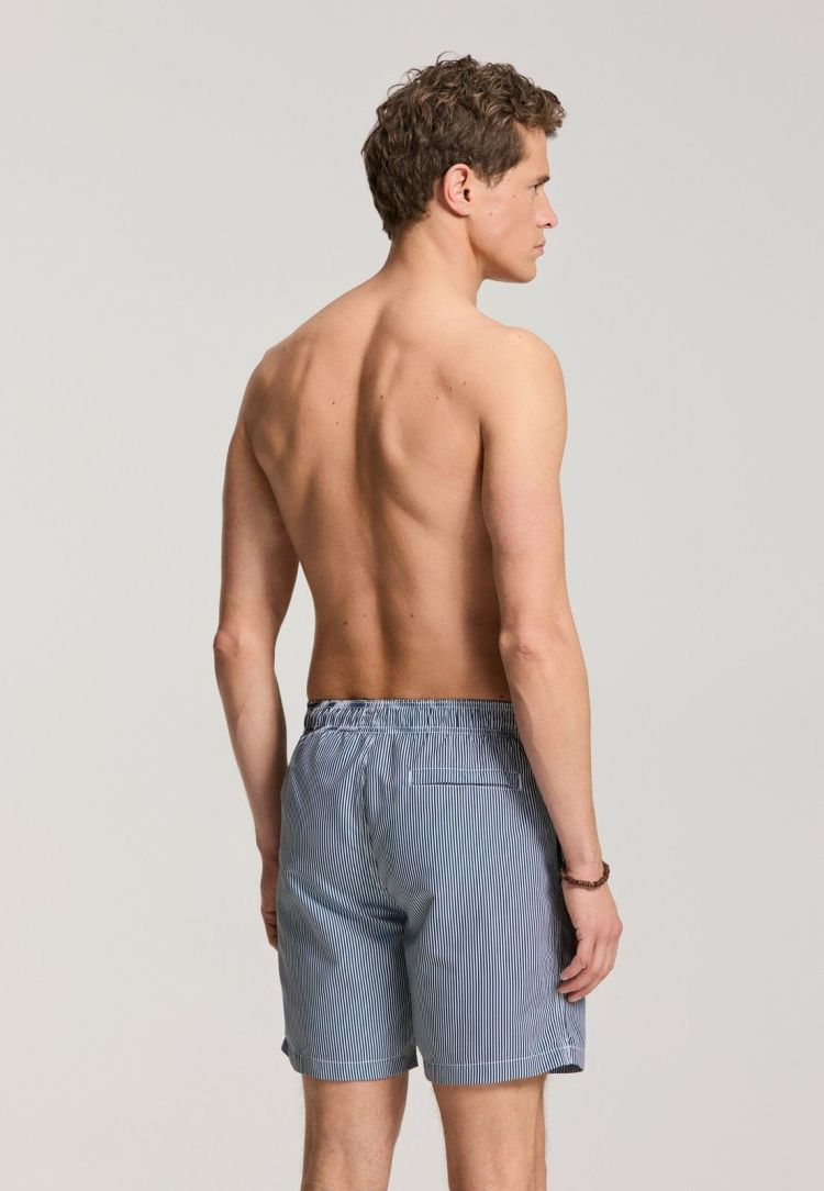 Shiwi Zwembroek Blauw heren (MIKE SWIM SHORTS 7 INCH FINE STRIPE - 1525107404.6855) - GL Sport (Sluis)