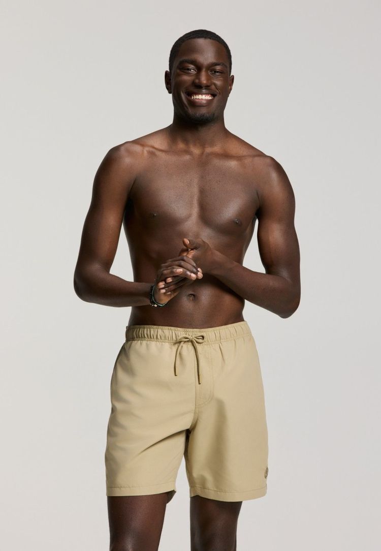 Shiwi Zwembroek Beige heren (MIKE SWIM SHORTS 7 INCH SOLID - 1525107100.1036) - GL Sport (Sluis)