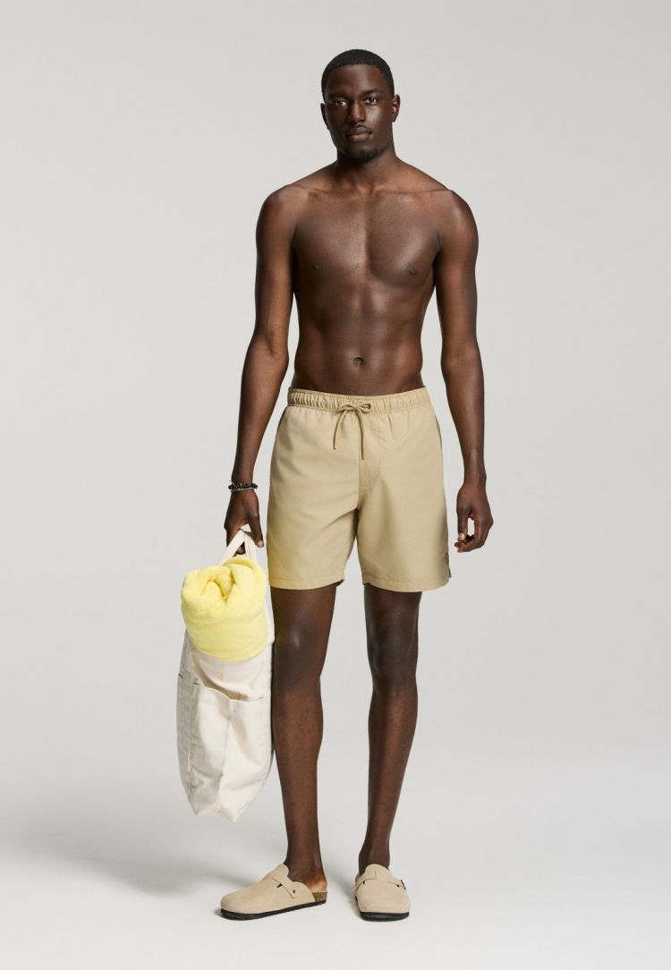 Shiwi Zwembroek Beige heren (MIKE SWIM SHORTS 7 INCH SOLID - 1525107100.1036) - GL Sport (Sluis)