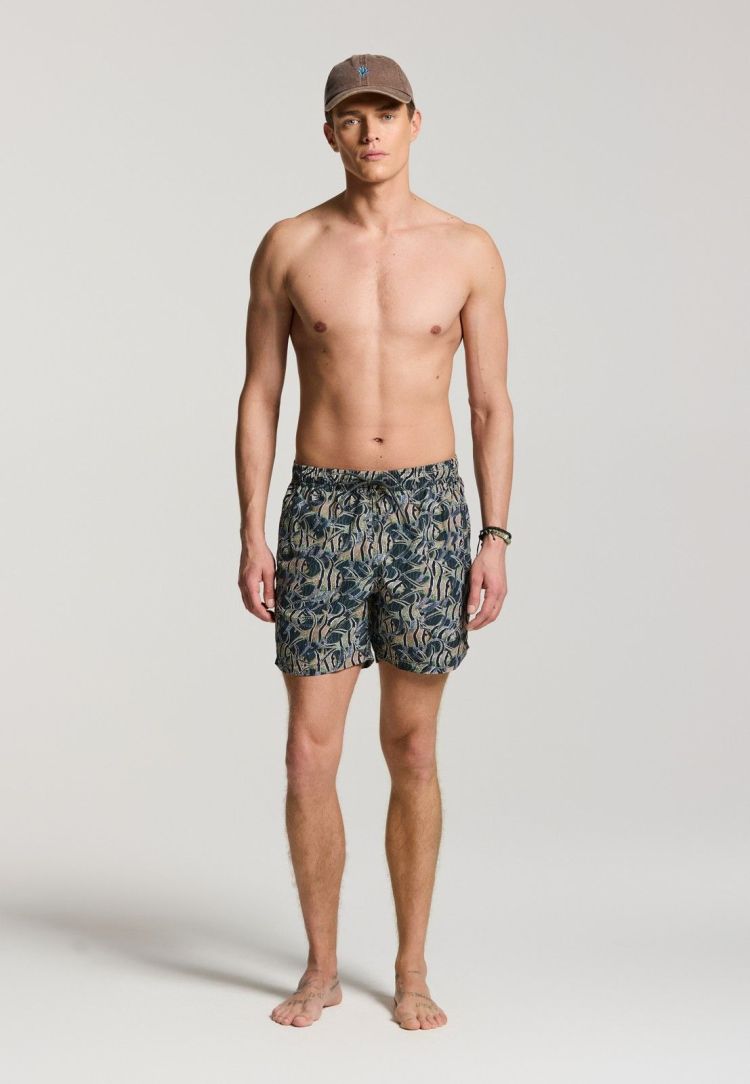 Shiwi Zwembroek Beige heren (NATE QUICK DRY SWIM SHORTS 5 INCH ANGLE  - 1426305354.1062) - GL Sport (Sluis)