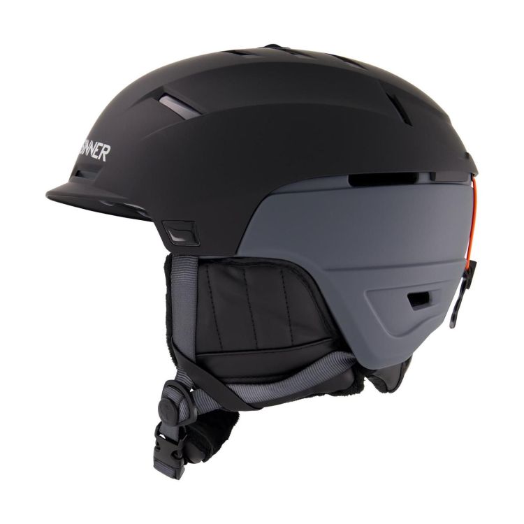 Sinner Skihelm Zwart unisex (BEARTOOTH SKI HELM - MATTE BLACK/DKGREY - SIHE-152-10) - GL Sport (Sluis)