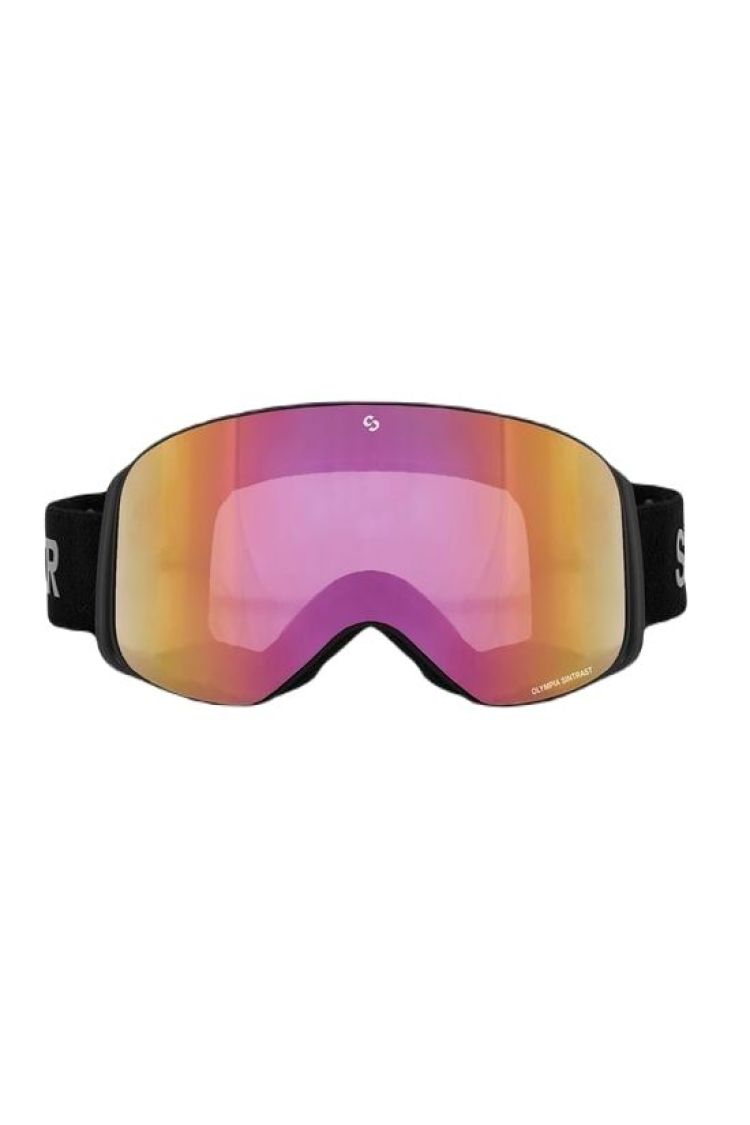 Sinner Skibril Zwart unisex (OLYMPIA - MATTE BLACK / ORANGE - SIGO-187-10-H58) - GL Sport (Sluis)