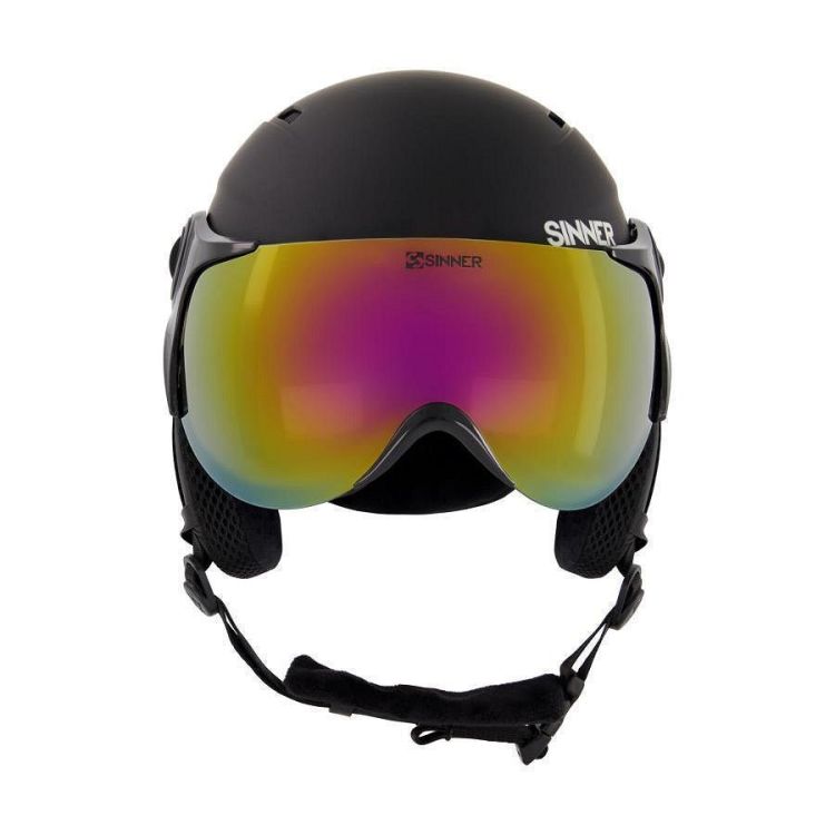 SINNER Skihelm Zwart unisex (TYPHOON VISOR MATTE BLACK CAT 2 - SIHE-144-10C-53) - GL Sport (Sluis)