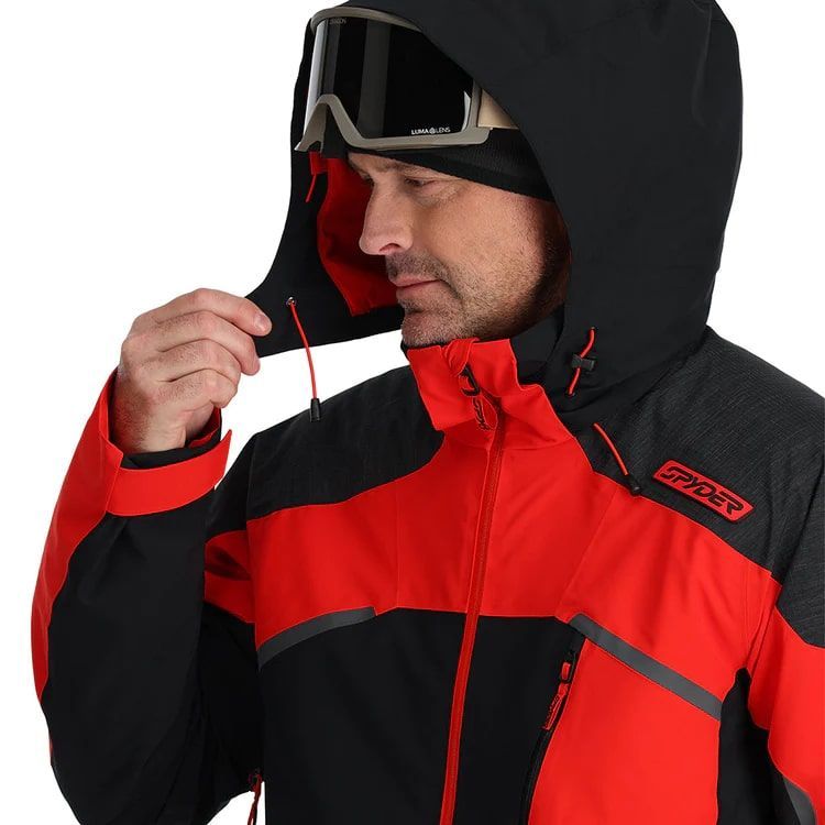 Spyder Ski-jas Rood heren (LEADER SKI JACKET - 38SA075324.VCO) - GL Sport (Sluis)