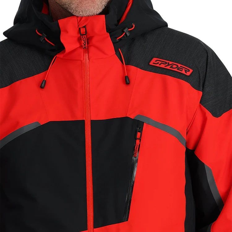 Spyder Ski-jas Rood heren (LEADER SKI JACKET - 38SA075324.VCO) - GL Sport (Sluis)