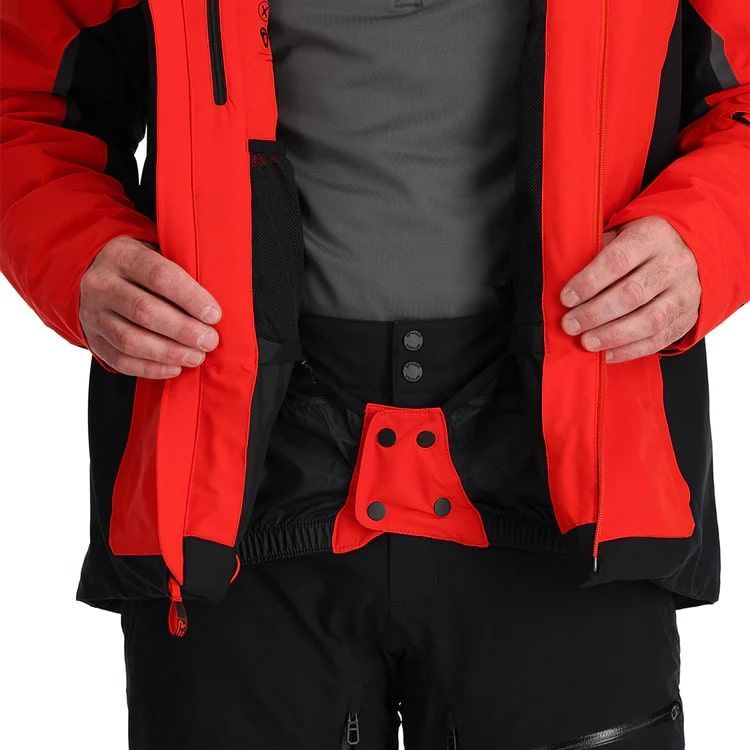 Spyder Ski-jas Rood heren (LEADER SKI JACKET - 38SA075324.VCO) - GL Sport (Sluis)