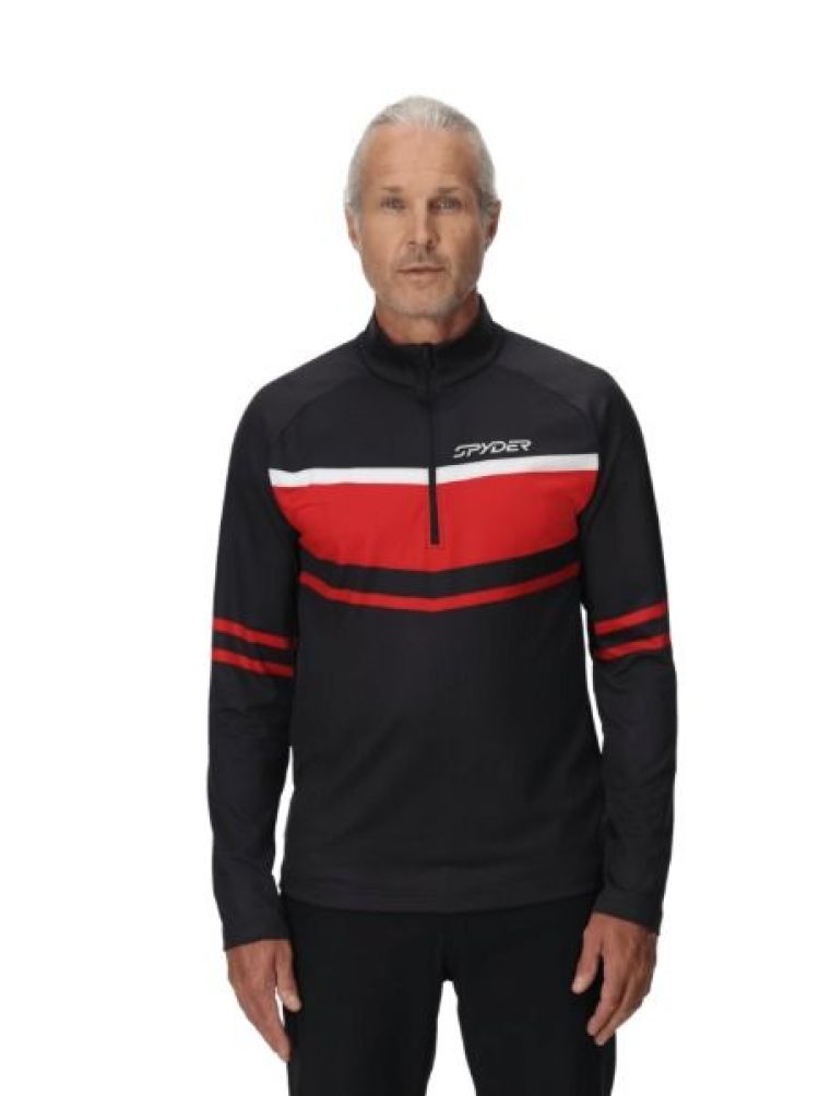 Spyder Skipully Zwart heren (LEGACY 1/2 ZIP - 38A013506.BLK) - GL Sport (Sluis)