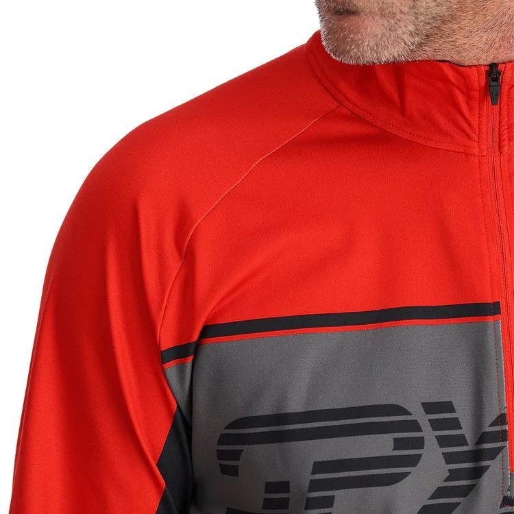 Spyder Skipully Rood heren (PARAMOUNT 1/2 ZIP - 38A125314.VCO) - GL Sport (Sluis)