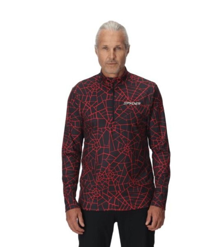 Spyder Skipully Zwart heren (PODIUM 1/2 ZIP - 38A013505.SPR) - GL Sport (Sluis)