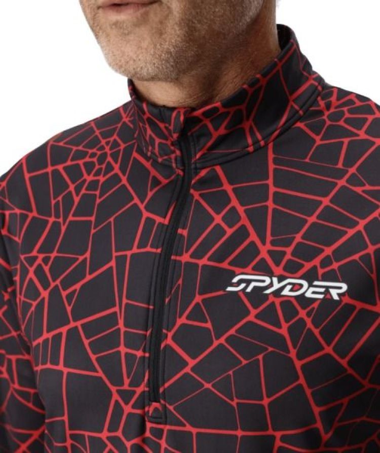 Spyder Skipully Zwart heren (PODIUM 1/2 ZIP - 38A013505.SPR) - GL Sport (Sluis)