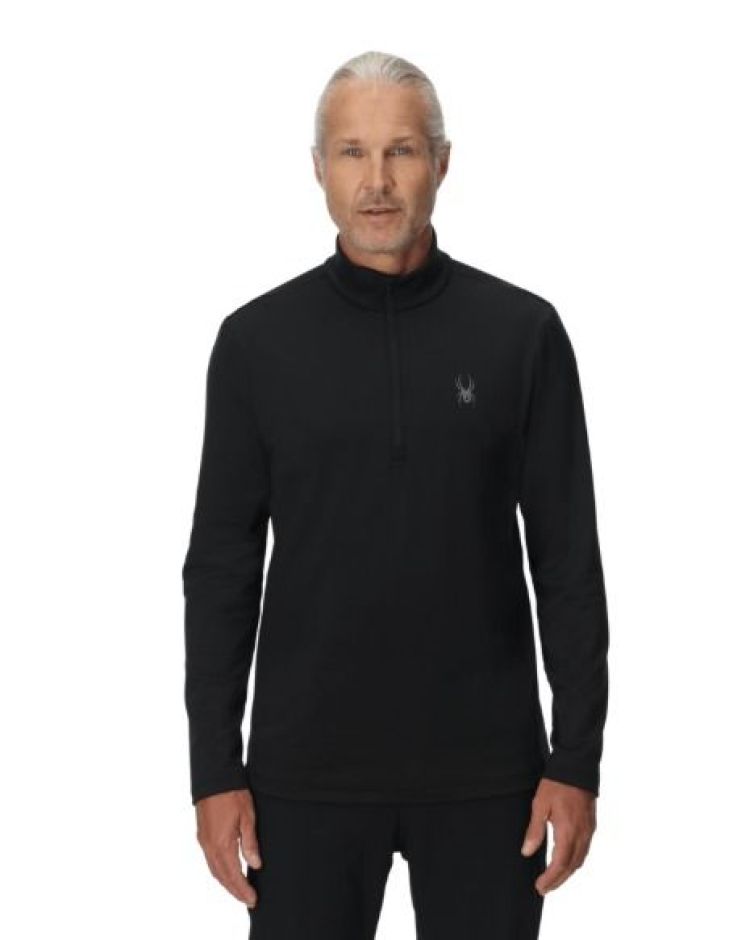Spyder Skipully Zwart heren (PROSPECT 1/2 ZIP - 38A013507.BLK) - GL Sport (Sluis)