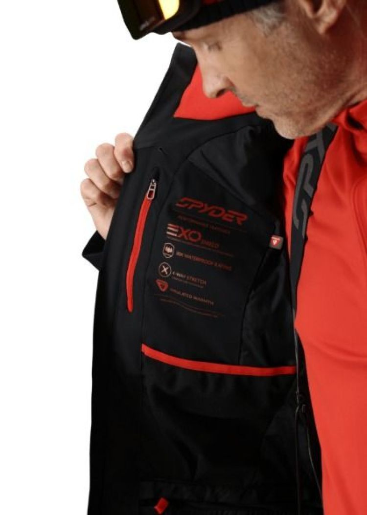 Spyder Ski-jas Zwart heren (TITAN SKI JACKET - 38SA075404.BLK) - GL Sport (Sluis)