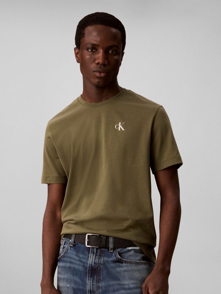 Calvin Klein T-shirt Groen heren (SS 30S EU CALVIN KLEIN BACK GRAPHIC - LV04RH815G.LI1) - GL Sport (Sluis)
