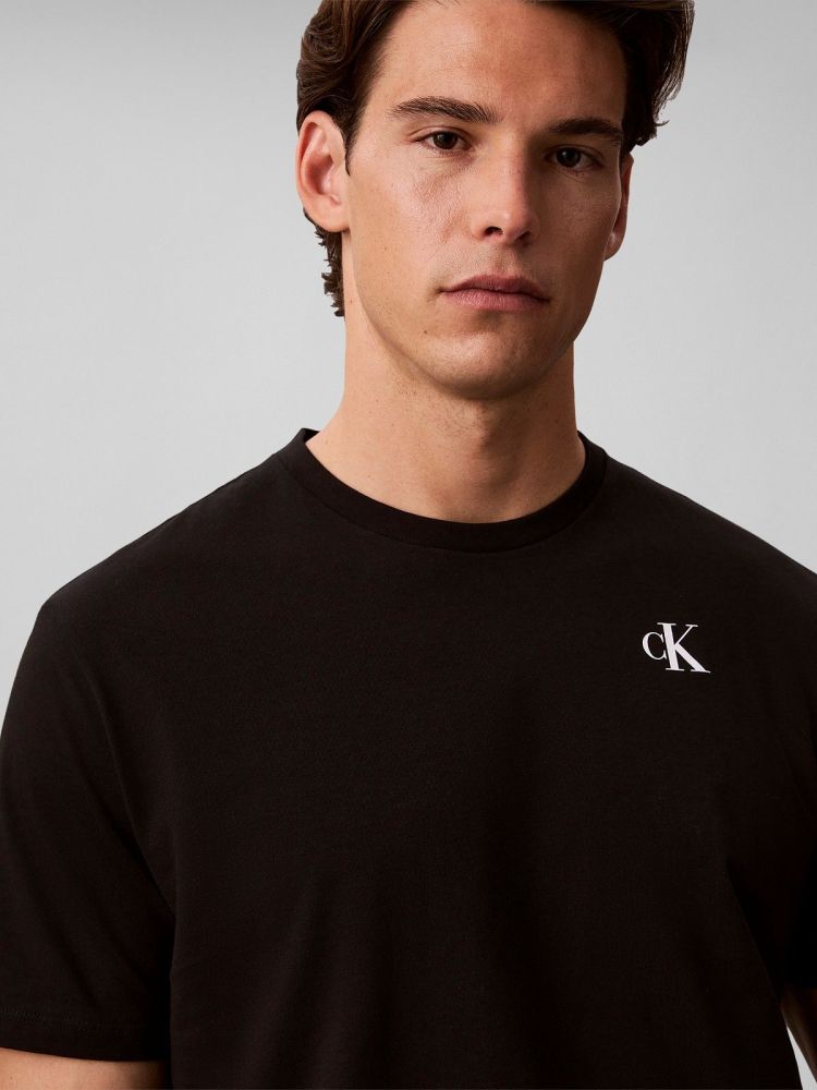 Calvin Klein T-shirt Zwart heren (SS 30S EU CALVIN KLEIN BACK GRAPHIC - LV04RH815G.UB1) - GL Sport (Sluis)