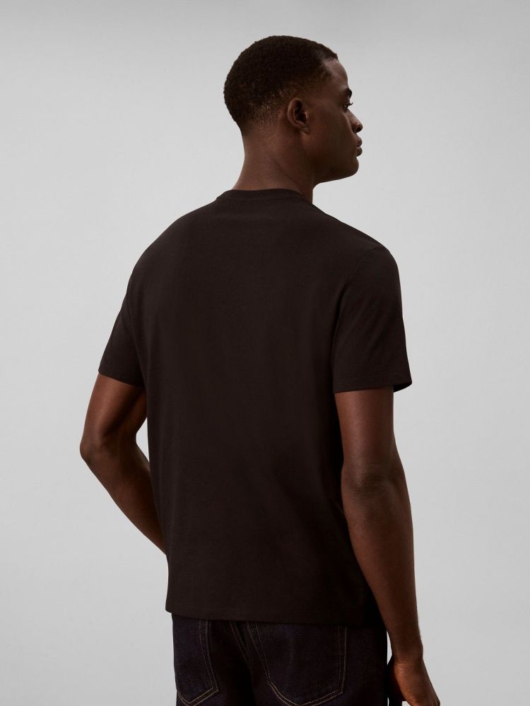 Calvin Klein T-shirt Zwart heren (SS 30S EU SCRIPT CALVIN KLEIN - LV04RH830G.UB1) - GL Sport (Sluis)