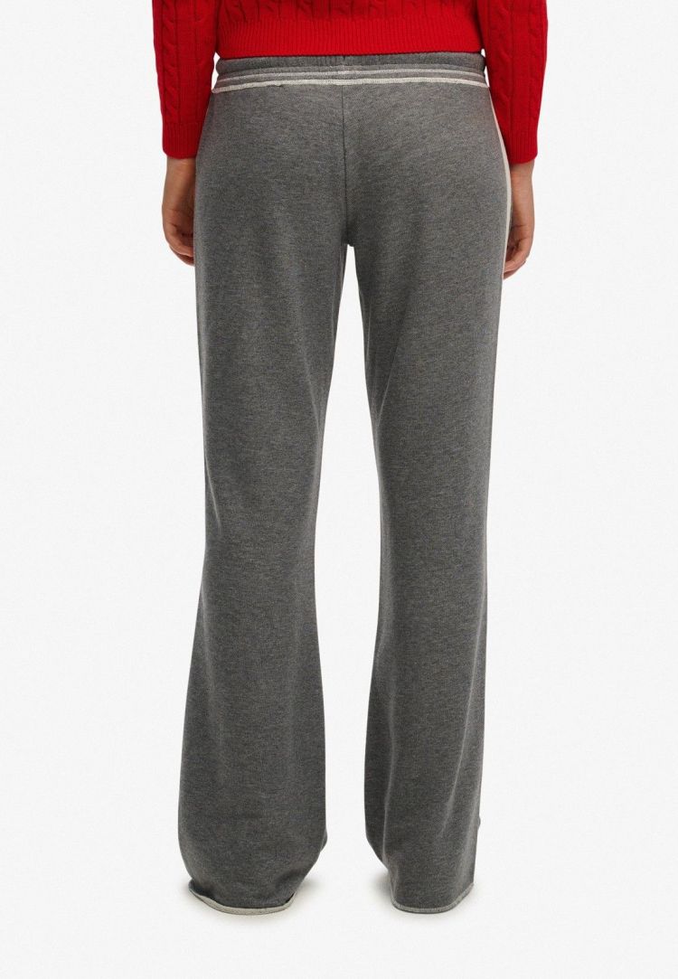 Superdry Trainingsbroek Antraciet dames (ATHLETIC ESSENTIAL STRIPE FLARE JOGGER - W7011308A.L3V) - GL Sport (Sluis)