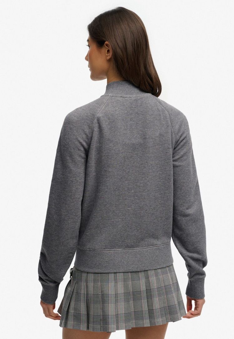 Superdry Trainingsjack Antraciet dames (ATHLETIC ESSENTIAL ZIP THROUGH TRACK - W2012616A.L3V) - GL Sport (Sluis)