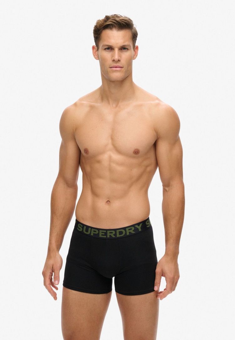 Superdry Boxershort Zwart heren (BOXER TRIPLE PACK - M3110452B.1MS) - GL Sport (Sluis)