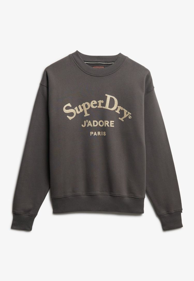 Superdry Pull Antraciet