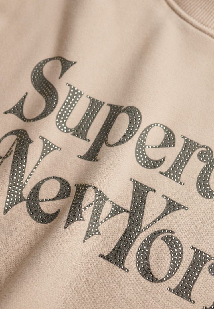 Superdry Pull Bruin dames (BRAND MARK LOOSE CREW - W2012395A.7SJ) - GL Sport (Sluis)
