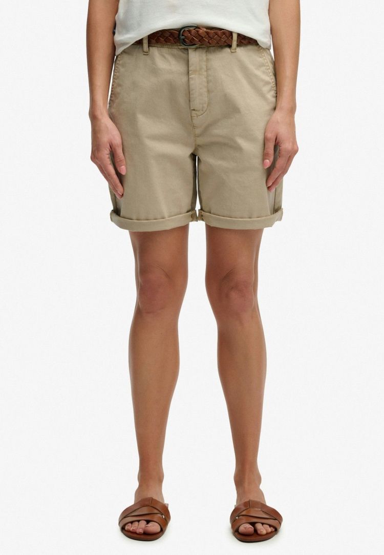 Superdry Short Taupe dames (CHINO SHORT - W7110520A.2DN) - GL Sport (Sluis)