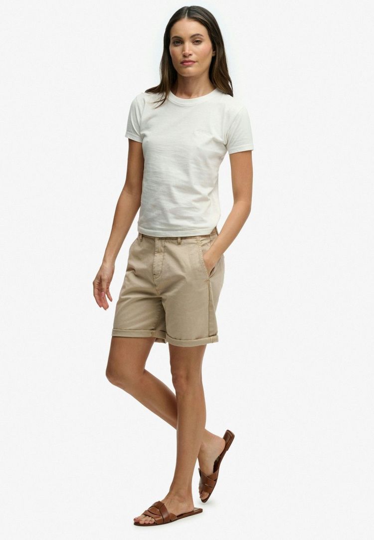 Superdry Short Taupe dames (CHINO SHORT - W7110520A.2DN) - GL Sport (Sluis)