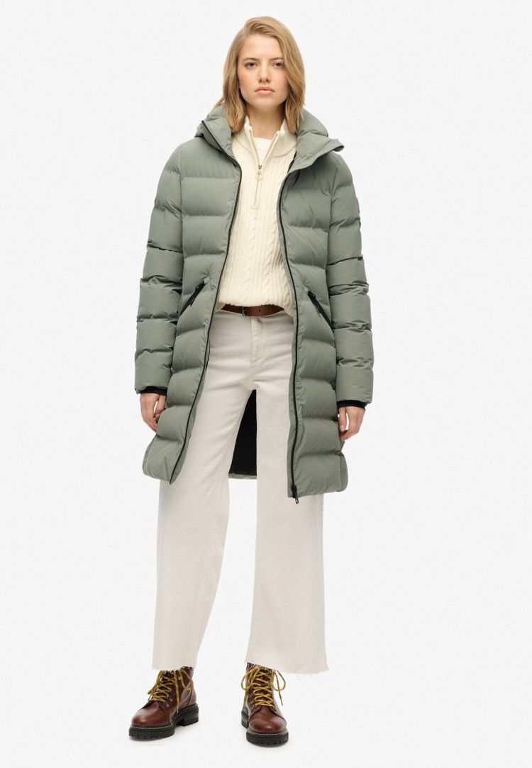 Superdry Jas Groen dames (CITY MID PADDED JACKET JACKET - W5011982A.G1V) - GL Sport (Sluis)