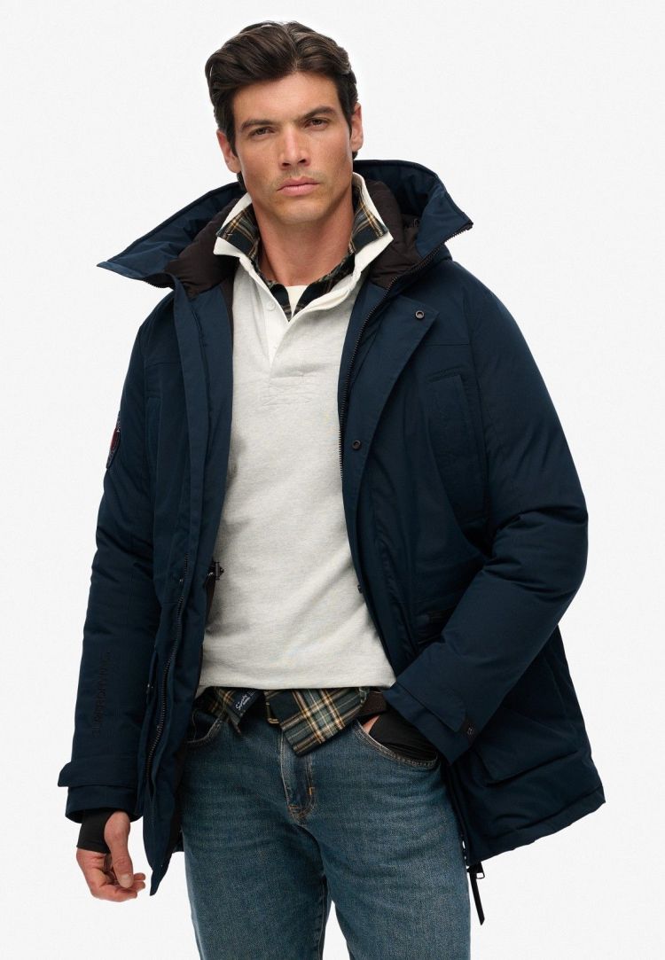 Superdry Jas Blauw heren (CITY PADDED PARKA JACKET - M5011909A.56T) - GL Sport (Sluis)