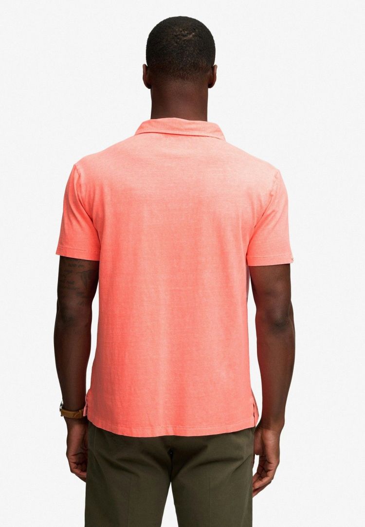 Superdry Polo Oranje heren (CLASSIC COTTON LINEN POLO  - M1110486A.MMP) - GL Sport (Sluis)