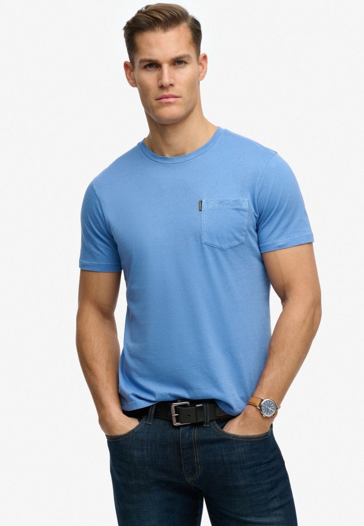 Superdry T-shirt Blauw