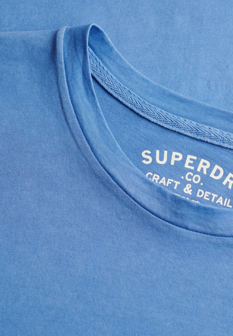 Superdry T-shirt Blauw heren (CLASSIC ESSENTIAL POCKET T-SHIRT - M1012206A.6OC) - GL Sport (Sluis)