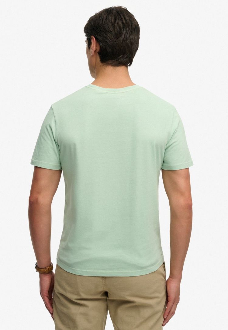 Superdry T-shirt Groen heren (CLASSIC ESSENTIAL POCKET T-SHIRT - M1012206A.S1L) - GL Sport (Sluis)