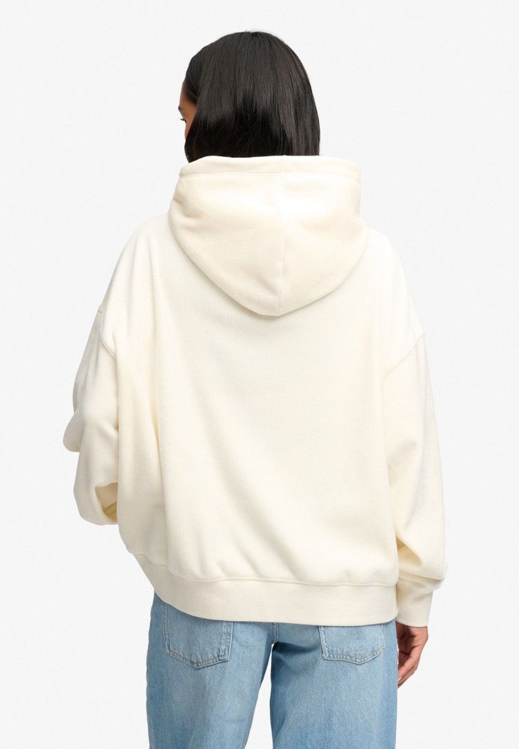 Superdry & Co Hoodie Creme dames (DROP NEEDLE VELOUR HOOD - W2012718A.22C) - GL Sport (Sluis)
