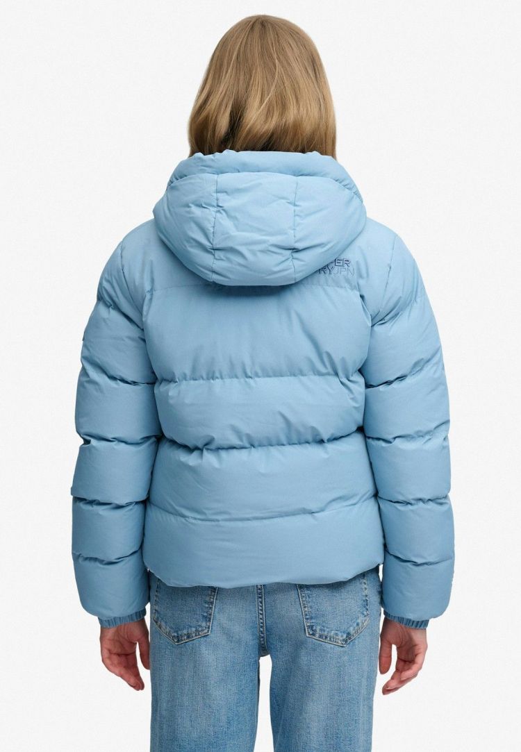 Superdry & Co Jas Blauw dames (HOODED SPORTS PUFFER JACKET - W5011996A.QS8) - GL Sport (Sluis)