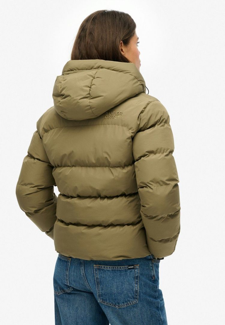 Superdry & Co Jas Kaki dames (HOODED SPORTS PUFFER JACKET - W5011996A.03O) - GL Sport (Sluis)