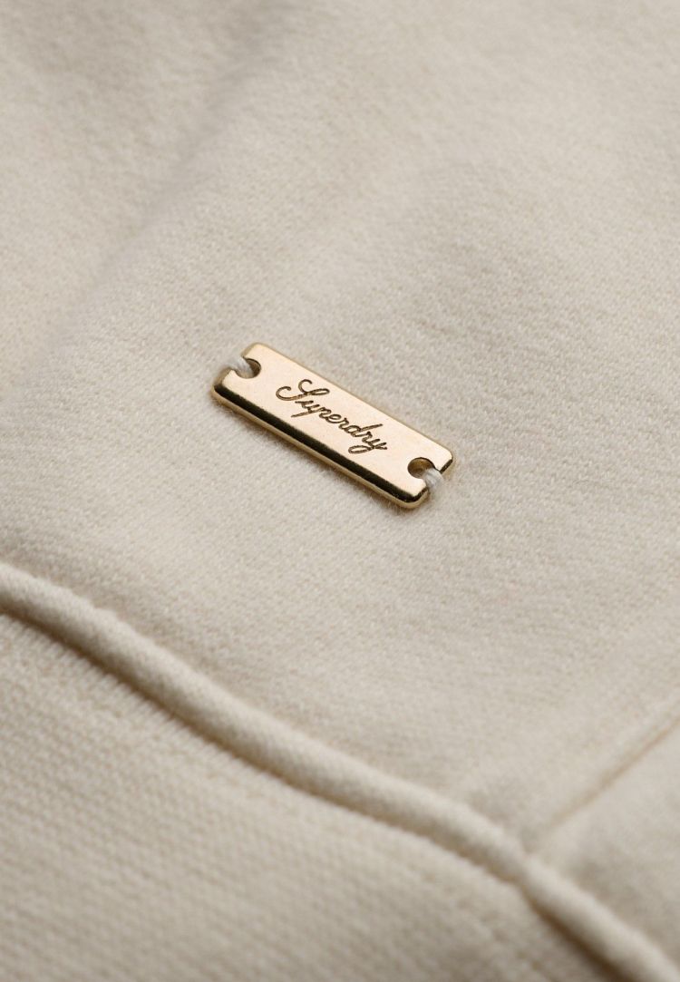 Superdry & Co Hoodie Off-white dames (LUXE FUR LINED ZIPHOOD - W2012784A.8ML) - GL Sport (Sluis)